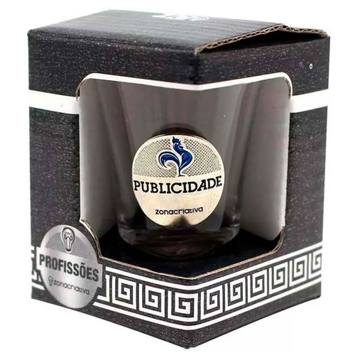 Copo Dose Shot Profissão Publicidade 60Ml Zona Criativa