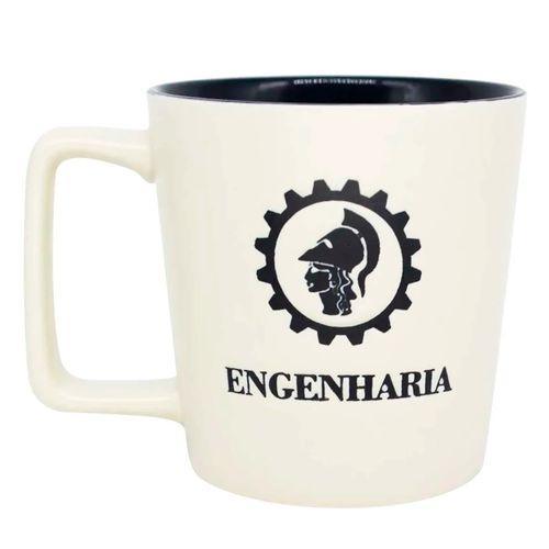 Caneca Profissão Engenharia 400ml em Cerâmica Zona Criativa