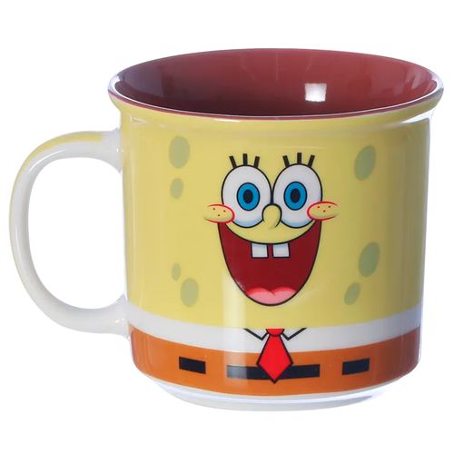 Caneca Bob Esponja 350ml em Porcelana Zona Criativa