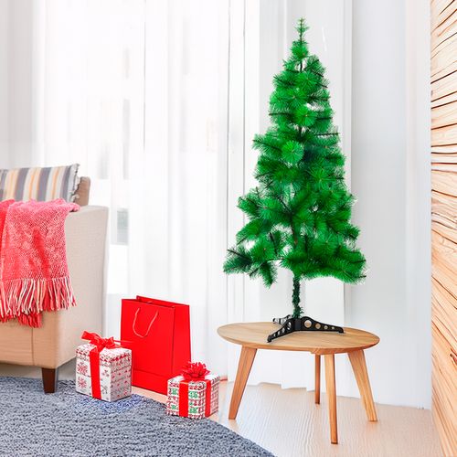 Árvore De Natal Luxo Jaspe 90 cm em Plástico Fartex