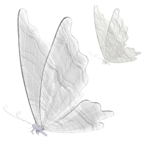 Borboleta Decorativa Led 100cm 110V em Metal Mabruk