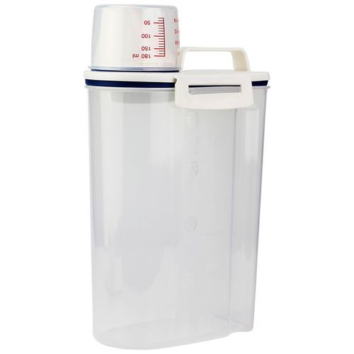 Pote Hermético C/ Medidor 2L em Plástico Clink