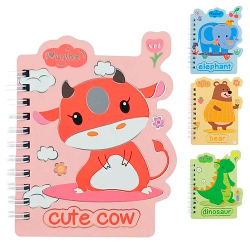 Bloco de Anotação Bichinhos 12cm em Papel Interponte