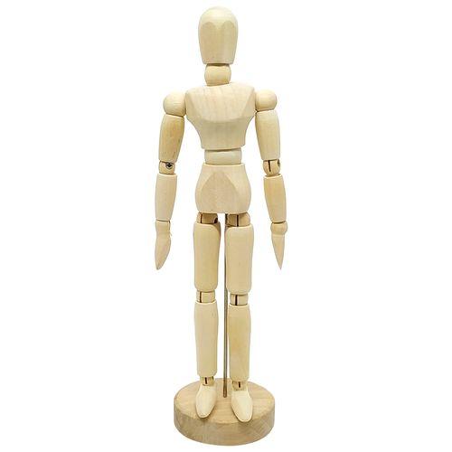 Manequim Articulado 30cm em Madeira Livon