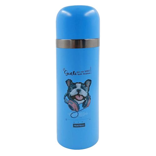 Garrafa Térmica C/ Alça 320ml em Aço Inox Fratelli
