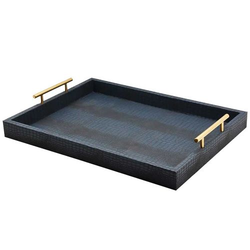 Bandeja Decorativa 48x35x7,5cm em MDF Paramount Plásticos