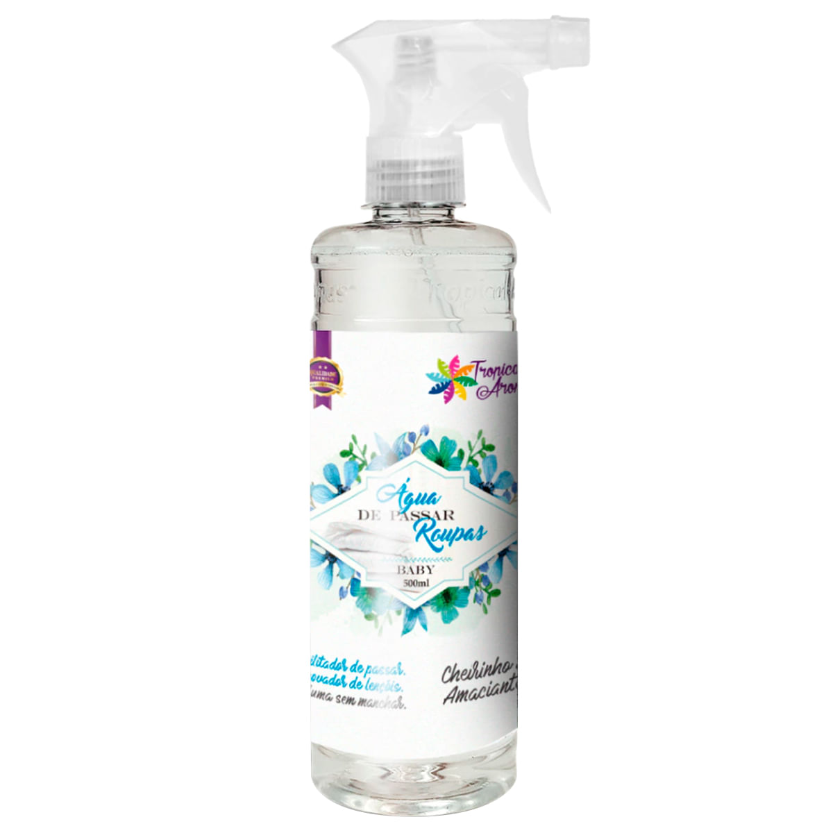 Água de Passar Roupas Tropical Aromas Baby Útil Bazar 500ml 158