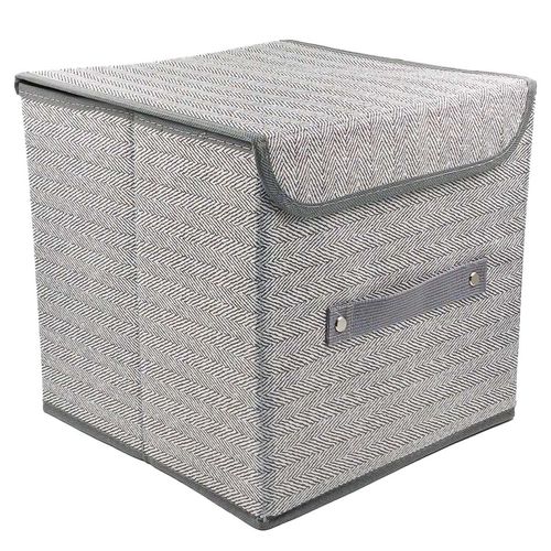 Caixa Organizadora C/ Tampa 25x25cm em TNT Fratelli