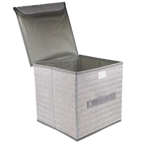 Caixa Organizadora C/ Tampa 25x25cm em TNT Fratelli