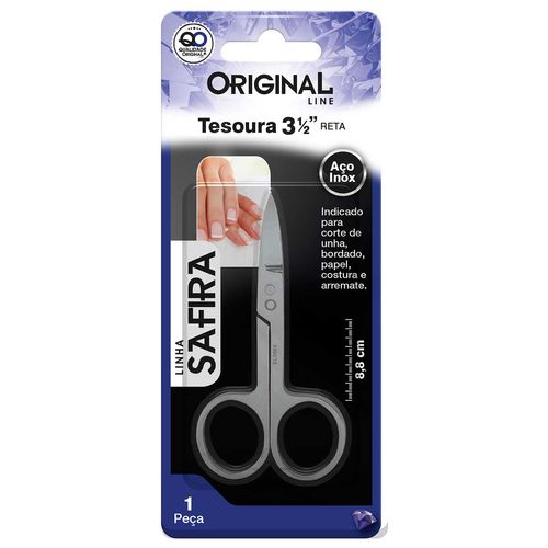Tesoura Reta 8,8cm em Aço Inox Original Line
