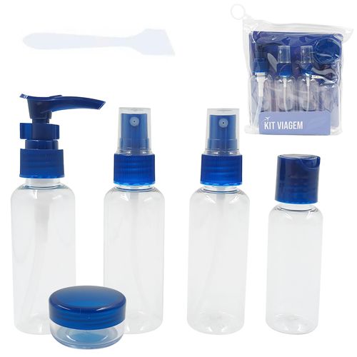 Kit Viagem 5 Peças em Plástico Livon