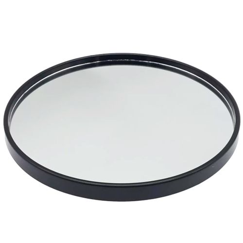 Bandeja Espelhada Redonda 22,5cm em Plástico Fu Xing