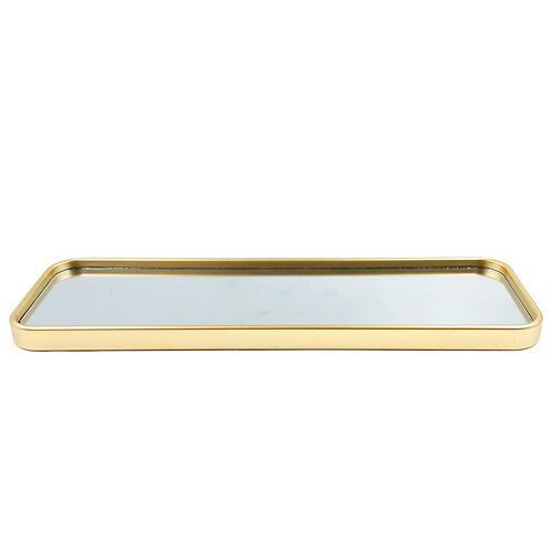 Bandeja Espelhada Retangular 29x10cm em Plástico Fu Xing