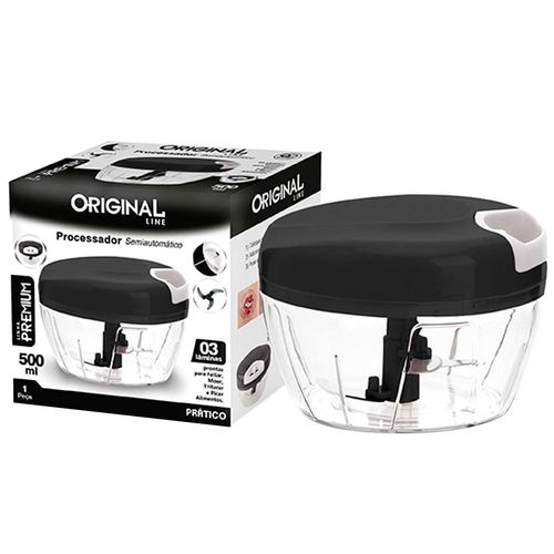 Processador de Alimento Manual 500ml em Plástico Original Line