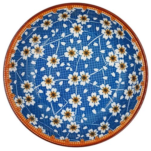 Bowl Estampado 14x3,5cm em Cerâmica Lila Home