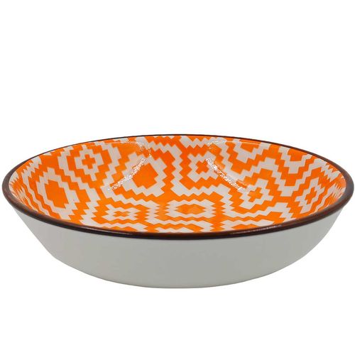 Bowl Estampado 14x3,5cm em Cerâmica Lila Home
