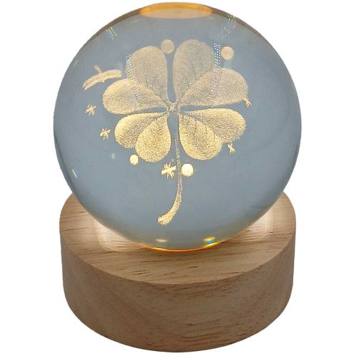 Luminária Globo LED Decorativa 6x8cm em Vidro Fu Xing