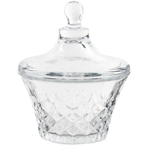 Bomboniere Decorativa 9,8x10,5cm em Vidro Milk