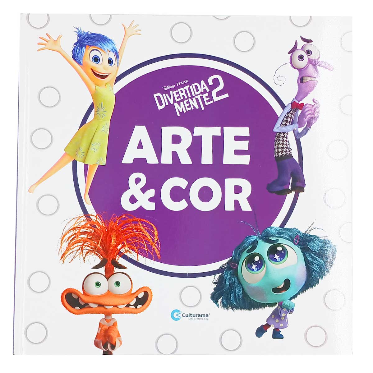 Livro Arte e Cor Divertidamente 2 27x26,8cm em Papel Culturama Editora