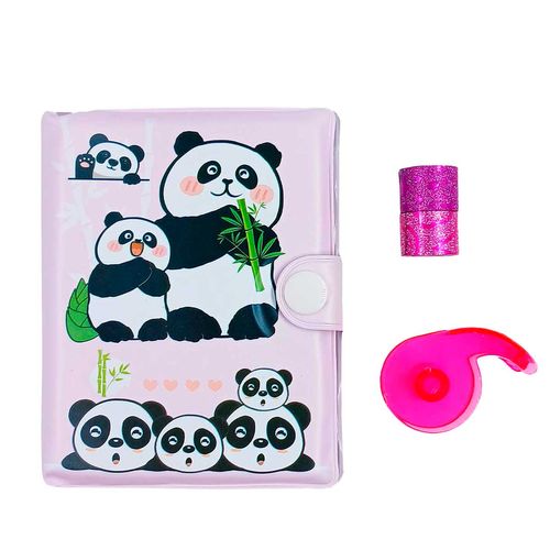 Kit Escolar Bichinhos 4 Peças 10,3x7,8cm em Plástico Interponte