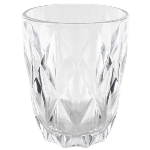 Jogo de Copos Diamond 6 Peças 260ml em Vidro Dagia