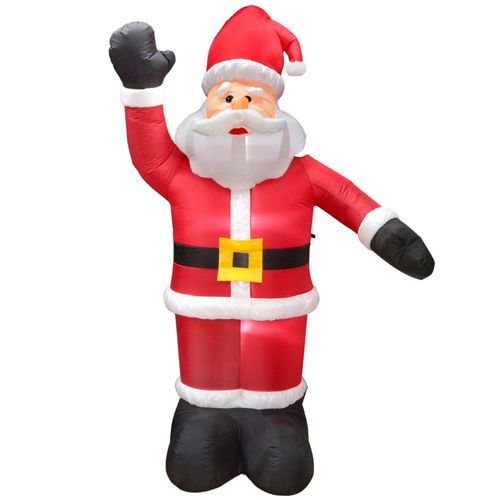 Papei Noel Inflável C/ Luz 240cm em Poliéster Mabruk