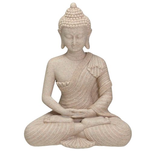 Buda Decorativo 24,5x32cm em Resina Mabruk