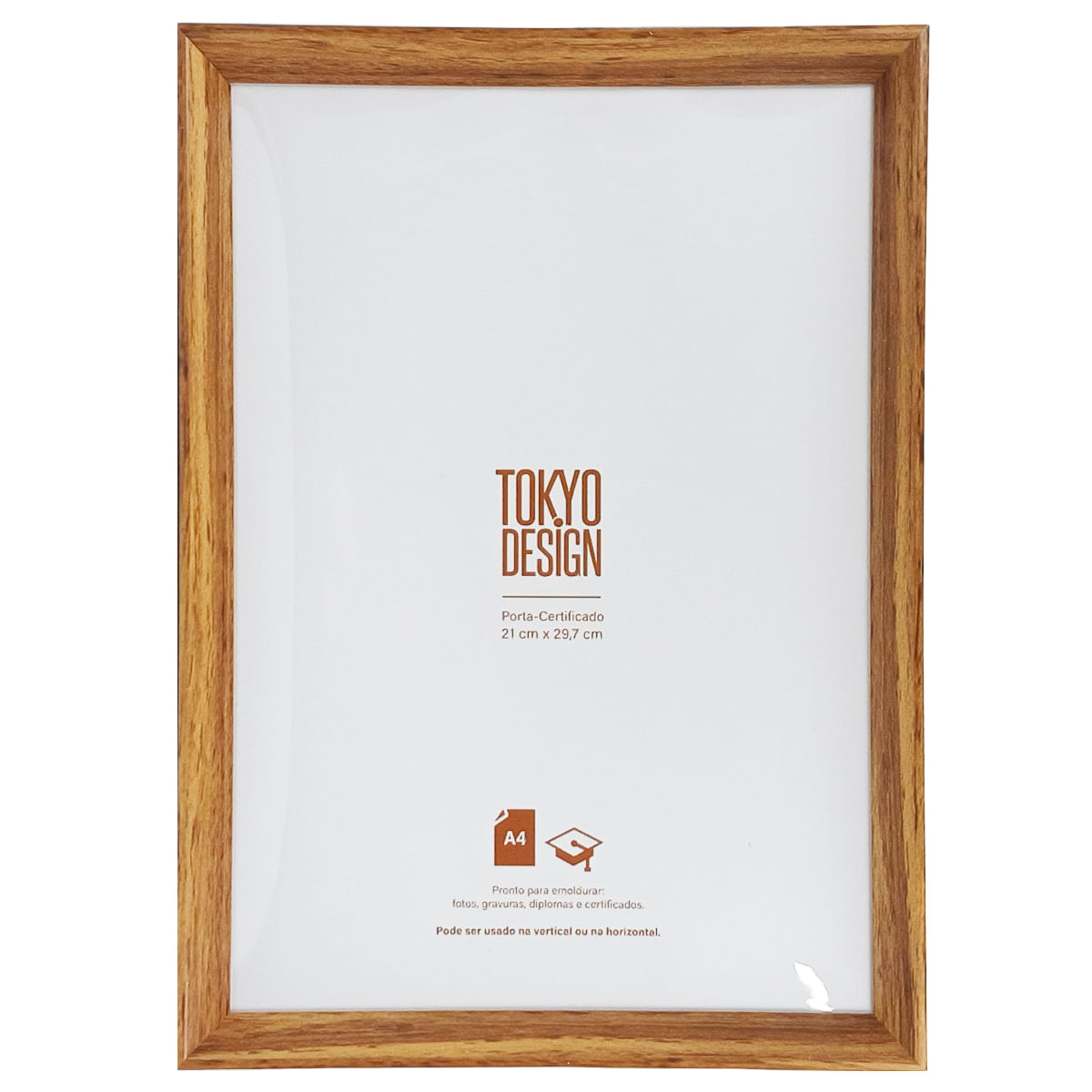 Porta Certificado Macau A4 21x29,7cm em MDF Tokyo Design