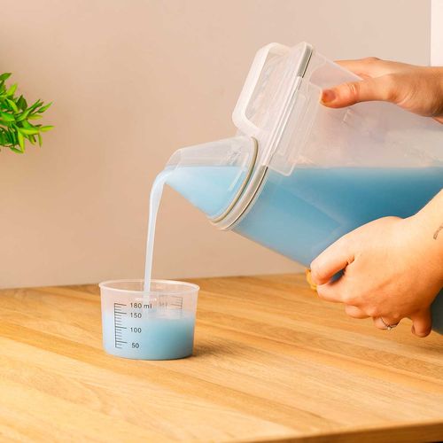 Pote Hermético C/ Medidor 2,5L em Plástico Lyor