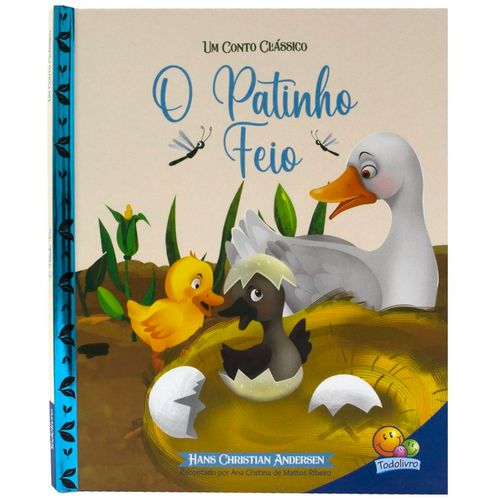 Livro O Patinho Feio 20,2x16,7cm em Papel Todo Livro