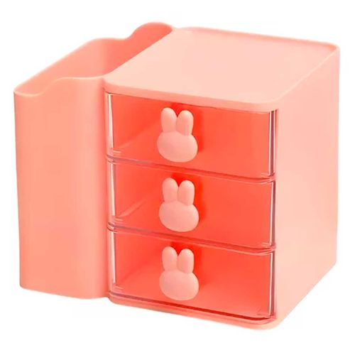 Organizador de Mesa C/ Gavetas 14x11cm em Plástico Megagift