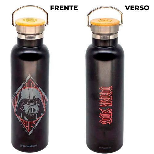 Garrafa Térmica Star Wars Darth Vader 600ml em Aço Inox Zona Criativa