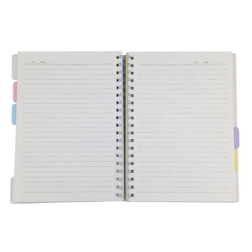 Caderno de Anotação C/ Divisórias 25x17,5cm em Papel Michael Judi