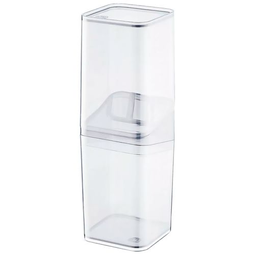 Porta Escova Slim C/ Tampa 22cm em Plástico UZ