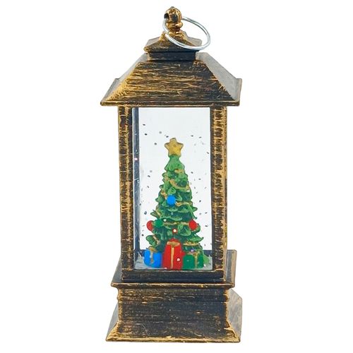 Luminária Natalina C/ LED 12cm em Plástico Multiart