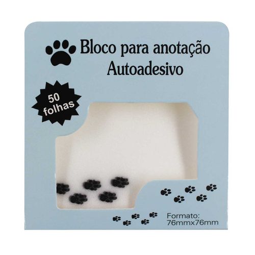Bloco de Anotações Auto Adesivo 50 Folhas em Plástico Interponte