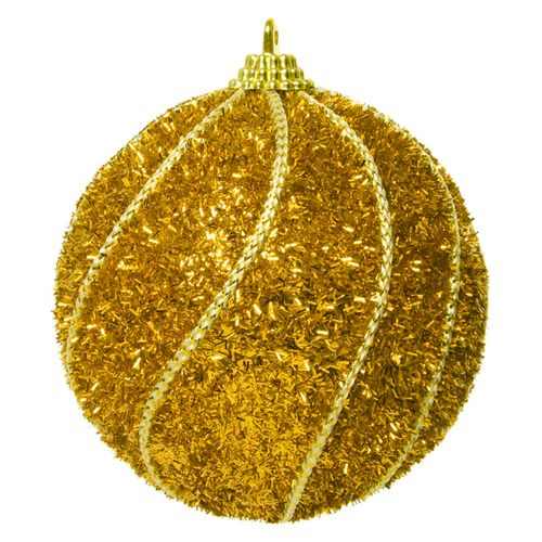Bola Natalina C/ Glitter 12cm em Plástico Multiart