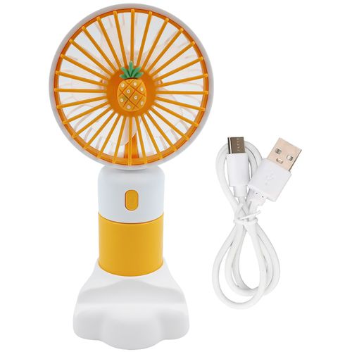 Mini Ventilador Portátil C/ Suporte 15,5cm em Plástico Interponte