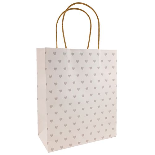 Sacola P/ Presente C/ Glitter 25,5x21cm em Papel Rio Master