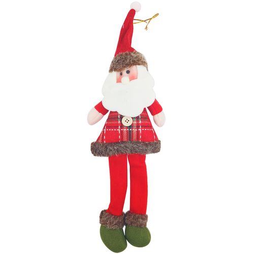 Boneco Natalino C/ Perna Mole 47cm em Poliéster Rio Master