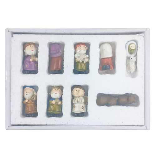 Presépio Natalino Decorativo 5x3cm em Resina Multiart