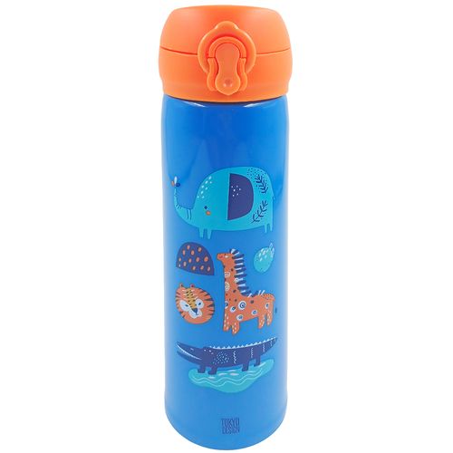 Garrafa Click Infantil 400ml em Aço Inox Tokyo Design