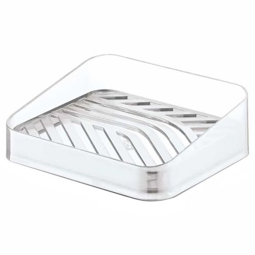 Saboneteira Slim 8,3x9,5cm em Plástico UZ