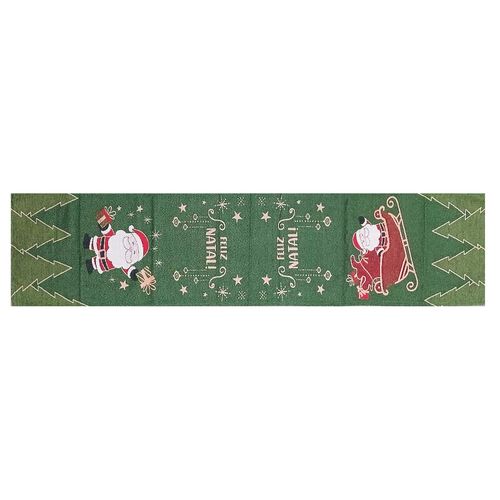 Trilho de Mesa Natalino 150x30cm em Poliéster Multiart