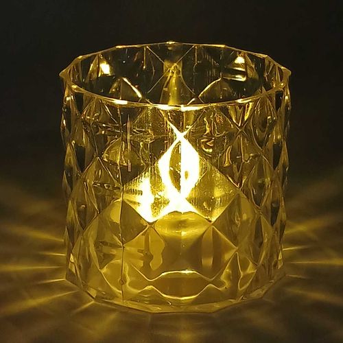 Vela Decorativa Led 5cm em Plástico Interponte