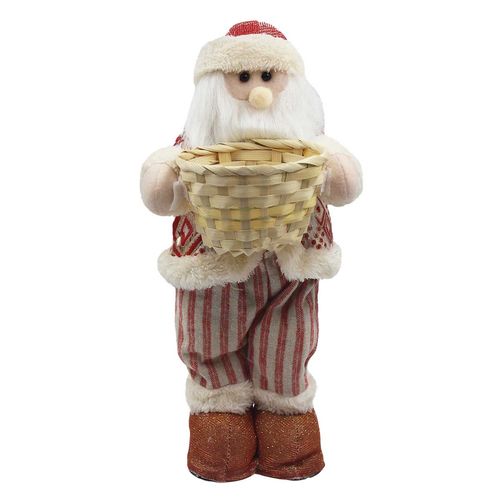 Boneco Natalino C/ Cesto 35cm em Poliéster Rio Master