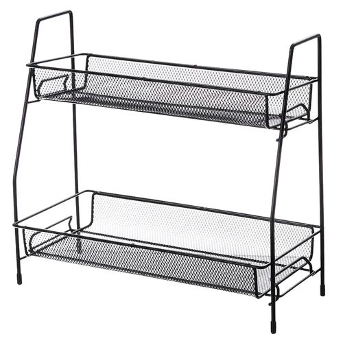 Prateleira Dupla Multiuso 36x33cm em Metal Kehome