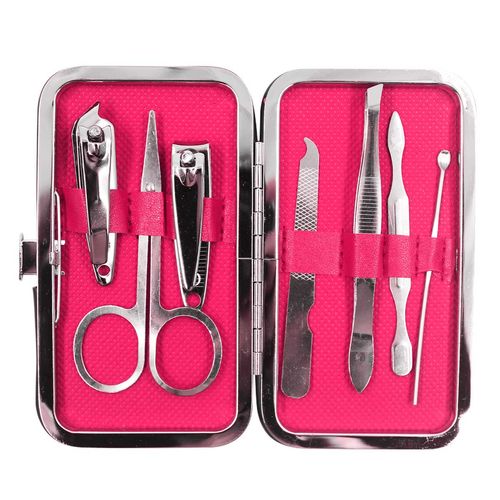 Kit Manicure 7 Peças em Metal Top Rio