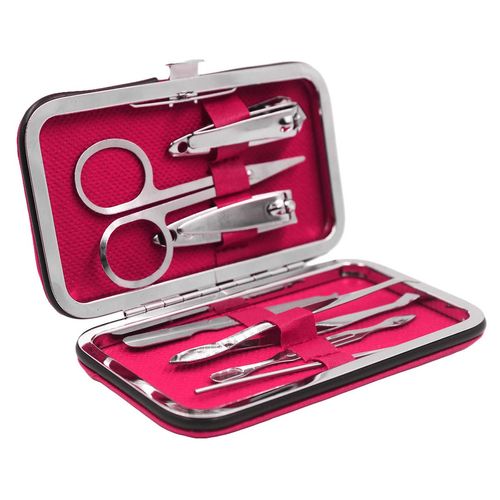 Kit Manicure 7 Peças em Metal Top Rio