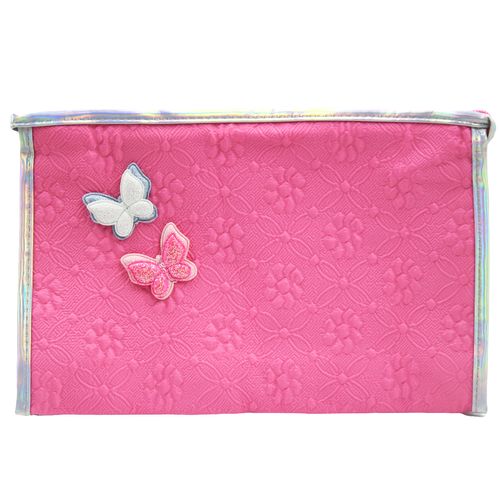 Nécessaire Borboleta C/ Alça 25,5x16,5cm em Poliéster Rubys